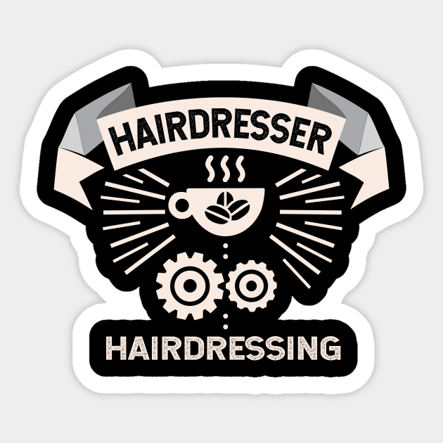 Hairdresser Sticker by ThyShirtProject - Affiliate